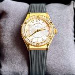 Đồng Hồ Nữ Carnival 8173L2-VV-DCS-T-Viền Vàng-Dây Cao Su-Mặt Trắng-Pin-Kính Sapphire — ảnh 1