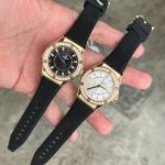 Đồng Hồ Nữ Carnival 8173L2-VV-DCS-D-Viền Vàng-Dây Cao Su-Mặt Đen-Pin-Kính Sapphire — ảnh 3