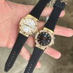 Đồng Hồ Nữ Carnival 8168L2-VV-DCS-D-Viền Vàng-Dây Cao Su-Mặt Đen-Pin-Kính Sapphire — ảnh 3
