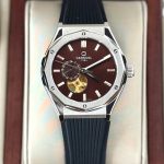 Đồng Hồ Nam Carnival 8189G-VT-DCS-N- Mặt Nâu Cafe-Dây Cao Su-Automatic-Kính Sapphire — ảnh 1