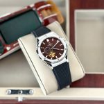 Đồng Hồ Nam Carnival 8189G-VT-DCS-N- Mặt Nâu Cafe-Dây Cao Su-Automatic-Kính Sapphire — ảnh 8