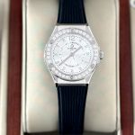 Đồng Hồ Nữ Carnival 8173L2-VT-DCS-T-Viền Trắng Đá-Dây Cao Su-Mặt Trắng-Pin-Kính Sapphire — ảnh 1