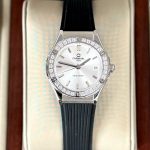 Đồng Hồ Nữ Carnival 8168L2-VT-DCS-T-Viền Trắng Đá-Dây Cao Su-Mặt Trắng-Pin-Kính Sapphire — ảnh 1