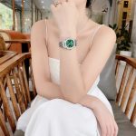 ĐỒNG HỒ Nữ Carnival 8160L-VT-XL Mặt Xanh Lá-Dây Thép-Pin-Kính Sapphire — ảnh 9