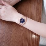 ĐỒNG HỒ Nữ Carnival 8160L-VH-X Mặt Xanh-Dây Thép-Pin-Kính Sapphire — ảnh 6