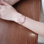 ĐỒNG HỒ Nữ Carnival 8160L-VH-HK Mặt Xà Cừ Hồng-Dây Thép-Pin-Kính Sapphire — ảnh 6