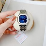 ĐỒNG HỒ Nữ Carnival 8160L-VT-X Mặt Xanh-Dây Thép-Pin-Kính Sapphire — ảnh 8
