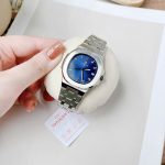 ĐỒNG HỒ Nữ Carnival 8160L-VT-X Mặt Xanh-Dây Thép-Pin-Kính Sapphire — ảnh 5