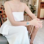 ĐỒNG HỒ Nữ Carnival 8131L-VH-XT Mặt Xanh Tifany-Dây Thép-Pin-Kính Sapphire — ảnh 9