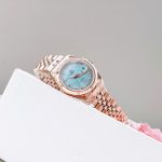 ĐỒNG HỒ Nữ Carnival 8131L-VH-XT Mặt Xanh Tifany-Dây Thép-Pin-Kính Sapphire — ảnh 5