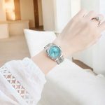 ĐỒNG HỒ Nữ Carnival 8131L-VT-XT Mặt Xanh Tifany-Dây Thép-Pin-Kính Sapphire — ảnh 5