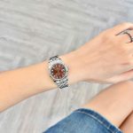 ĐỒNG HỒ Nữ Carnival 8131L-VT-N Mặt Nâu-Dây Thép-Pin-Kính Sapphire — ảnh 8