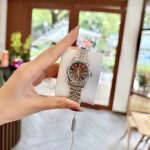ĐỒNG HỒ Nữ Carnival 8131L-VT-N Mặt Nâu-Dây Thép-Pin-Kính Sapphire — ảnh 2