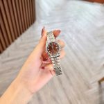 ĐỒNG HỒ Nữ Carnival 8131L-VT-N Mặt Nâu-Dây Thép-Pin-Kính Sapphire — ảnh 4